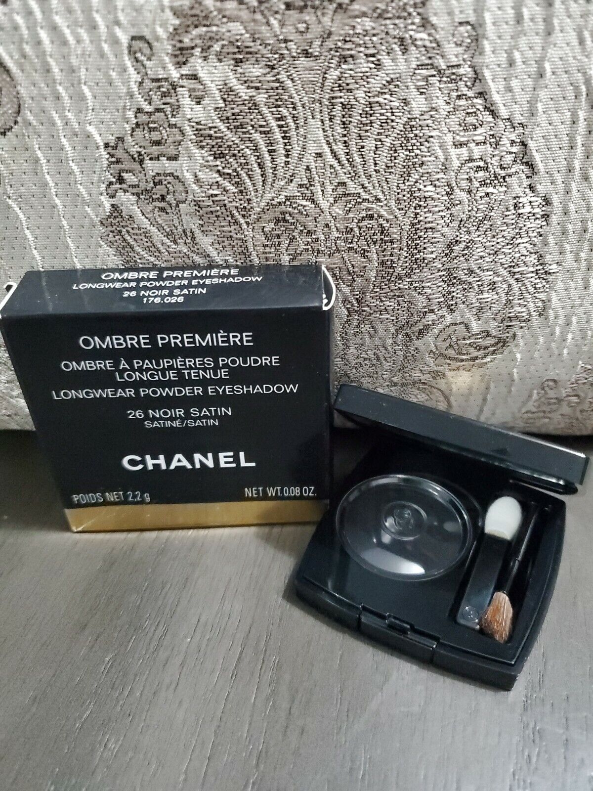 Chanel Ombre Premiere Longwear Powder Eyeshadow 26 NOIR SATIN