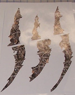 Monster Claws Scratch Headlight Decal set Fit All Model 2010 and UP Camaro
