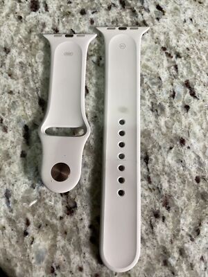 Original Genuine OEM Apple Watch Sport Band Stone - 42mm 44mm M/L Rose Gold Pin