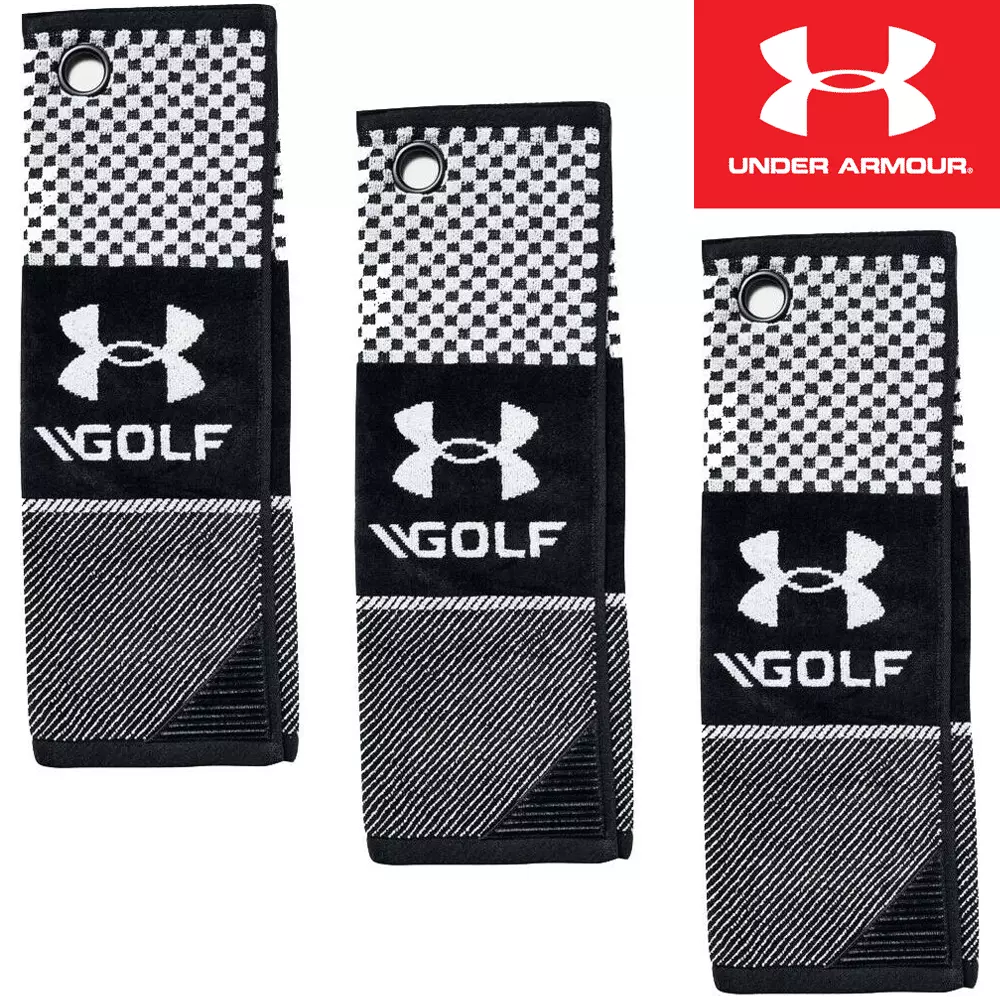 UNDER ARMOUR TRI FOLD GOLF TOWEL LARGE 20.5