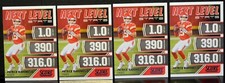 LOT of 4 2021 Panini Score #NL2 PATRICK MAHOMES II Next Level Stats NM-MT+