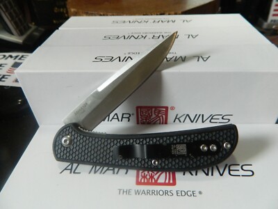 AL MAR KNIVES 4'' CL ULTRA LIGHT FALCON LINERLOCKING 8Cr13MoV BLADE MODEL AMK4124