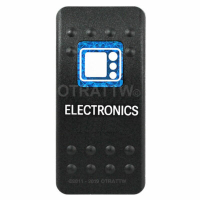 OTRATTW Carling Technologies Contura II Rocker Switch, ELECTRONICS, BLUE LENS