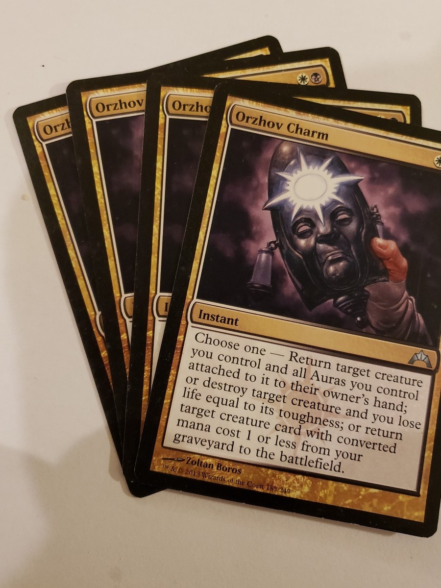 4 Orzhov Charm ~ Gold Gatecrash Mtg Magic Uncommon 4x x4 | eBay