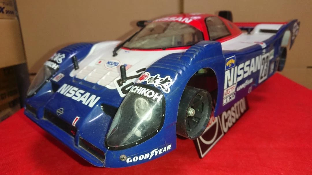 ホビーラジコン TAMIYA NISSAN R91CP 再生産】1/10 電動RC組立キット ニッサンR91CP（92デイトナ優勝車