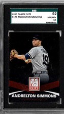 2015 Panini Elite Andrelton Simmons SGC 92/ 8.5