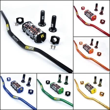ProTaper EVO Handlebar DIRT BIKE Fat Bar 1 1/8'' GRIPS Pads Motorcycle Handle