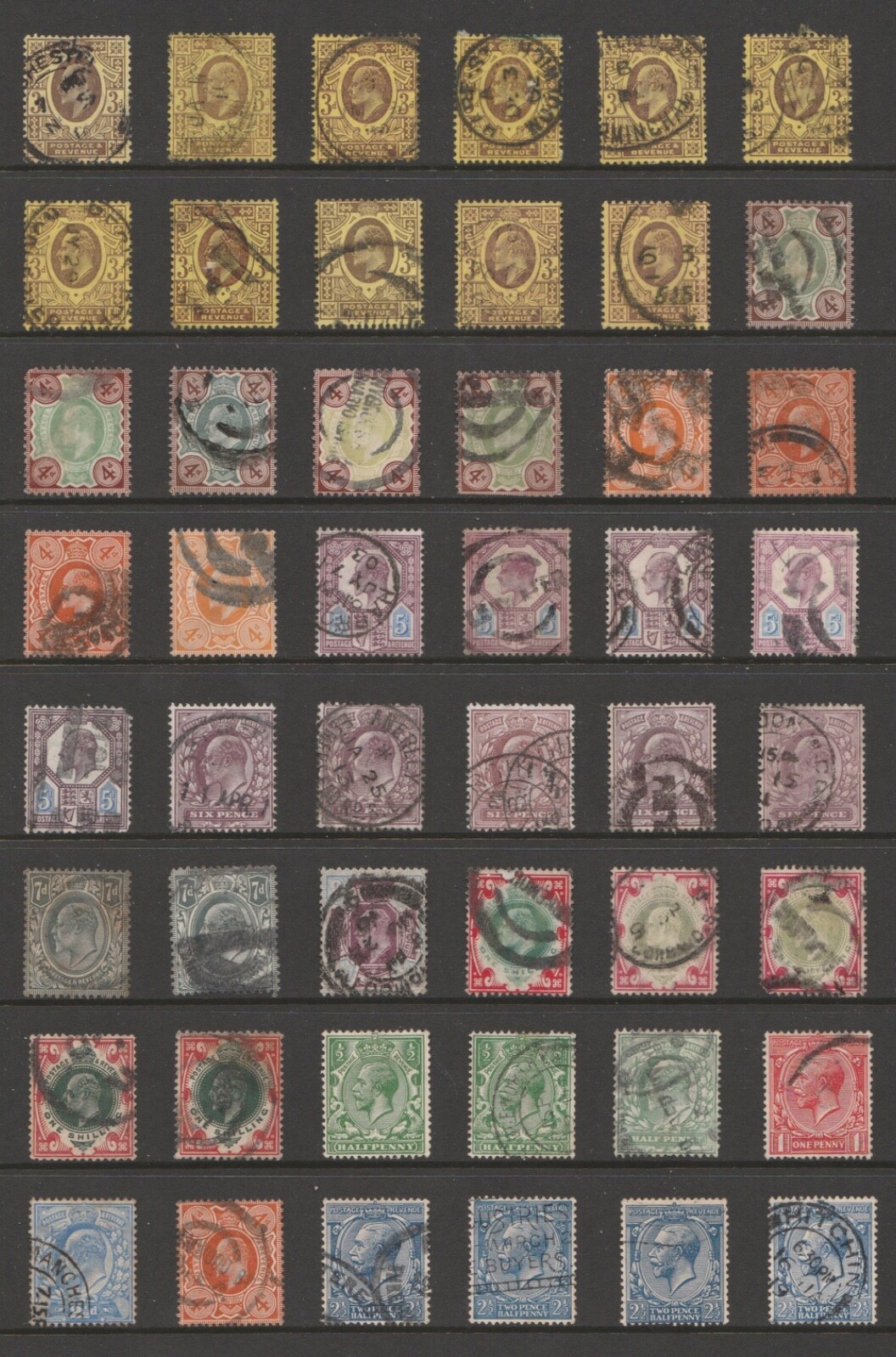 QUEEN VICTORIA V ACCUMULATION of 231 GB STAMPS HIGH CAT