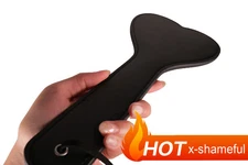Big Heart Leather Paddle for  Spanking Paddle Binding Punishment Flogger