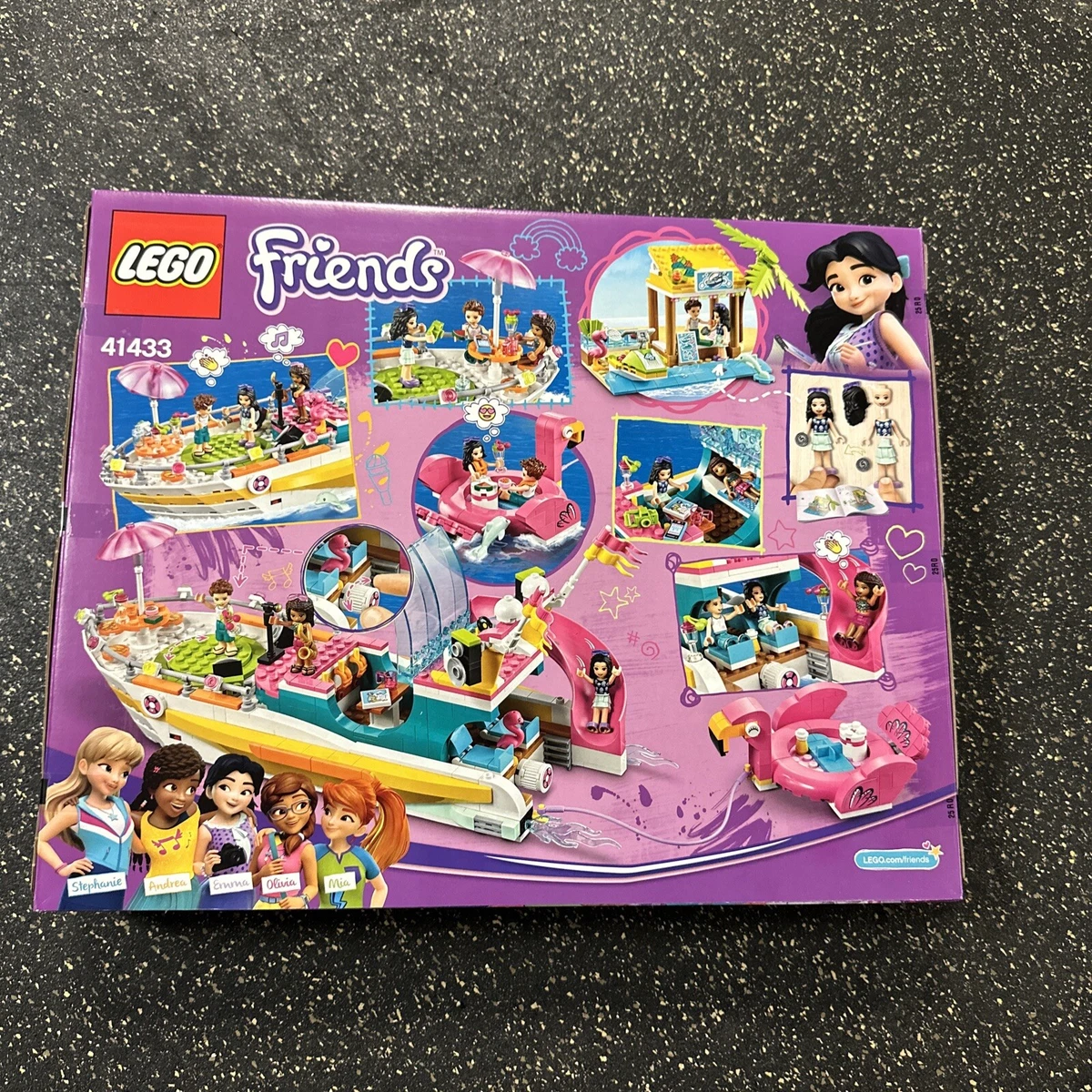 New LEGO LEGO Friends Party Boat 41433