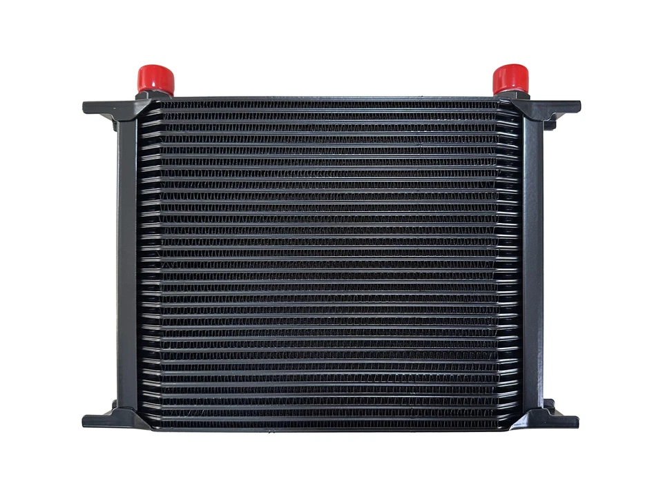 Universal 10 Row 10AN Coolant Transmission Engine Oil Cooler Extra Radiator USA - Imagem 2 de 4