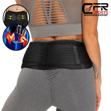 Adjustable Lumbar Support Lower Waist Back Belt Brace Sacroiliac SI Pelvic Pain