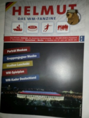 Programm Helmut DFB Deutschland Mexiko WM FIFA World Cup 2018 Russland Moskau