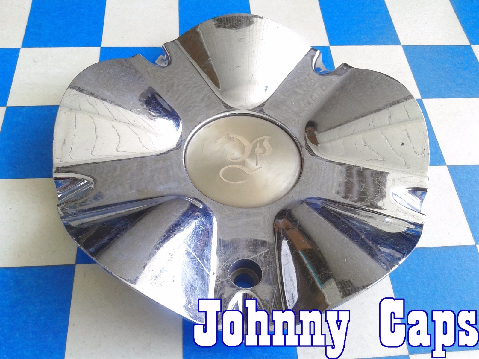 UNKNOWN Wheels [37] CHROME Center Caps # A-345 Custom Wheel Center Cap (1)