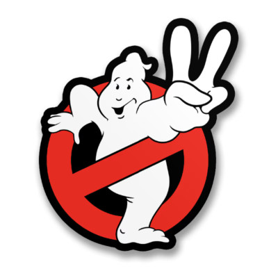 Ghostbusters 2 1989 No Ghost Classic Logo Geisterjäger 8cm Sticker Aufkleber