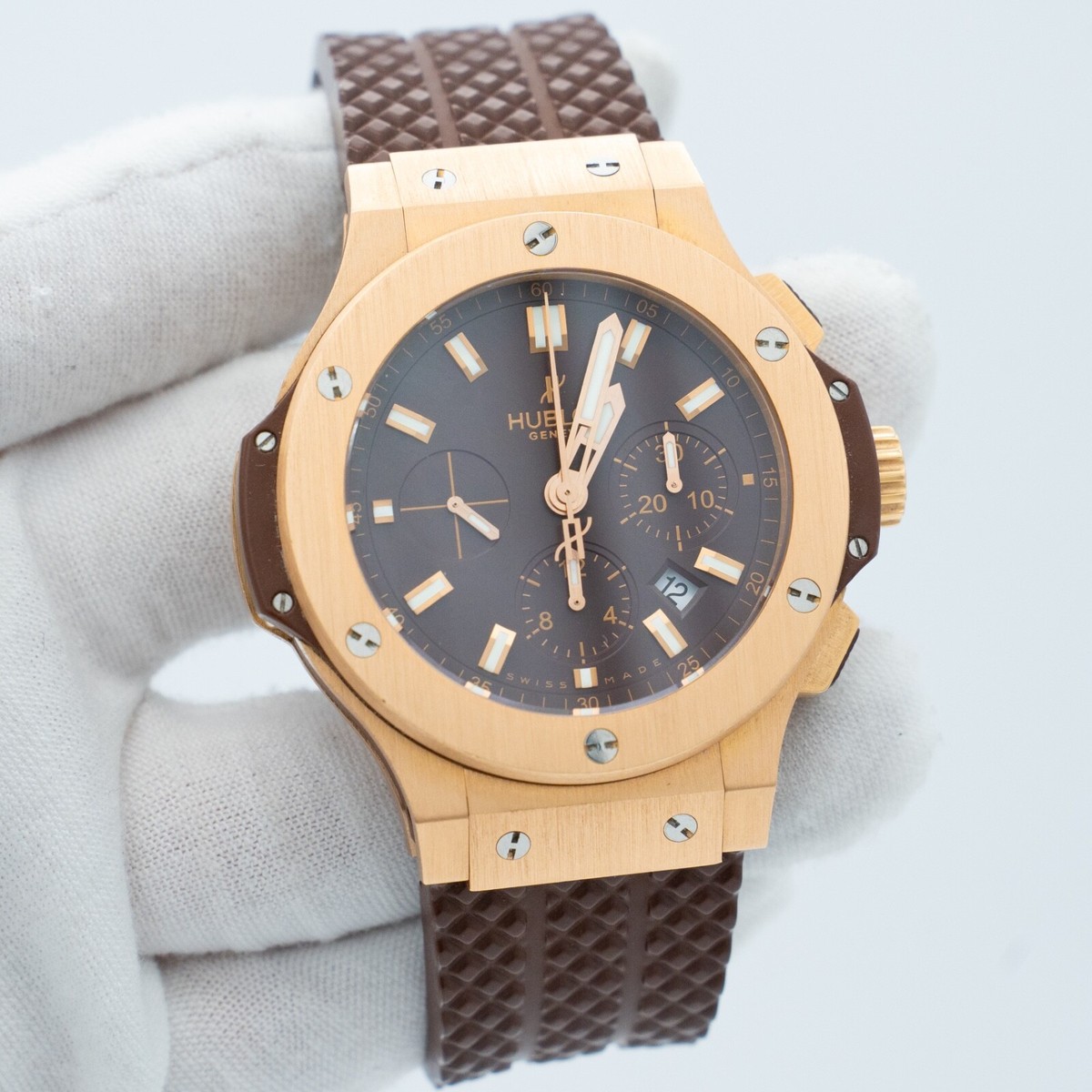 Hublot Big Bang 44mm 18k Rose Gold Men's Watch 301.PC.3180.RC | eBay