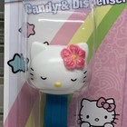 Sanrio Namaste Hello Kitty Face With Pink Hibiscus Pez Dispenser New In Package — photo 2