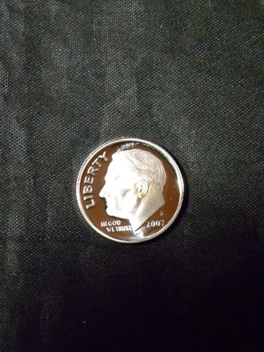 2007 S Roosevelt Dime Silver Proof - Deep Cameo  90% Silver