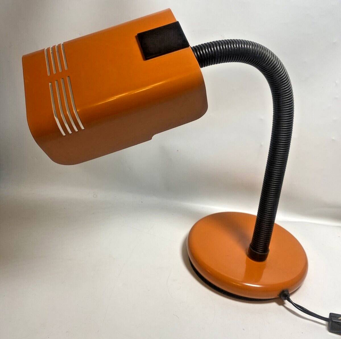 1970s Targetti Space Age Orange and Black Italian Designed & Made