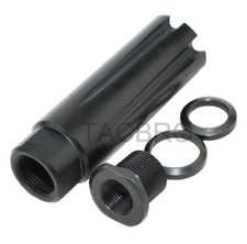 9MM 1/2x28 TPI Thread Pitch Linear Compensator w/ Washer - Aluminum