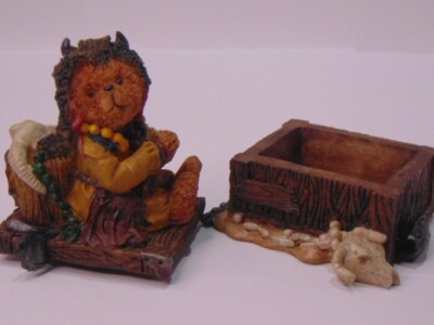 Pan Orama ''Indian Bear Trinket Box'' Brand New In Box