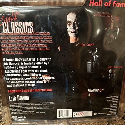 The Crow : Eric Draven Cult Classics Hall of Fame figure RARE