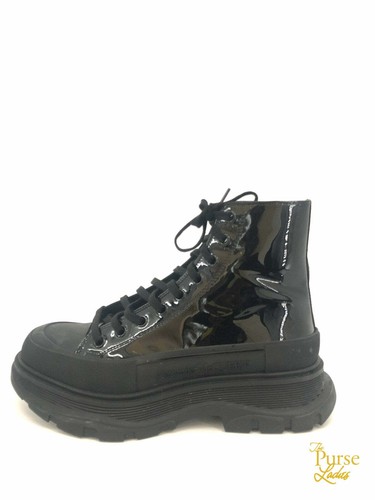 alexander mcqueen platform combat boot