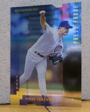 BASEBALL CARD DONRUSS RARE PRESS PROOF 1 OF 500 STEVE TRACHSEL CHICAGO CUBS
