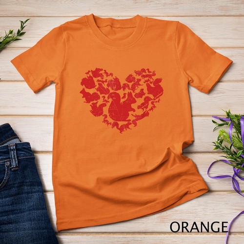 Divertida Camiseta Unisex Vintage Corazón Amor Ardilla Día de San Valentín Regalos - Imagen 10 de 15