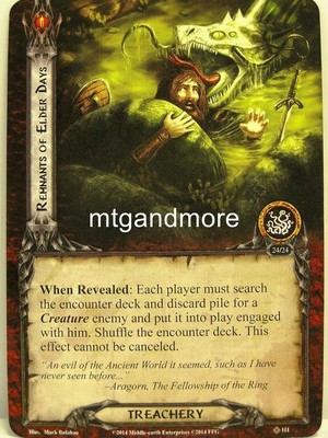 Lord of the Rings LCG  - 1x Remnants of Elder Days  #111 - The Nin-In-Eilph