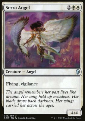 Magic the Gathering MTG Serra Angel (33) Dominaria   LP