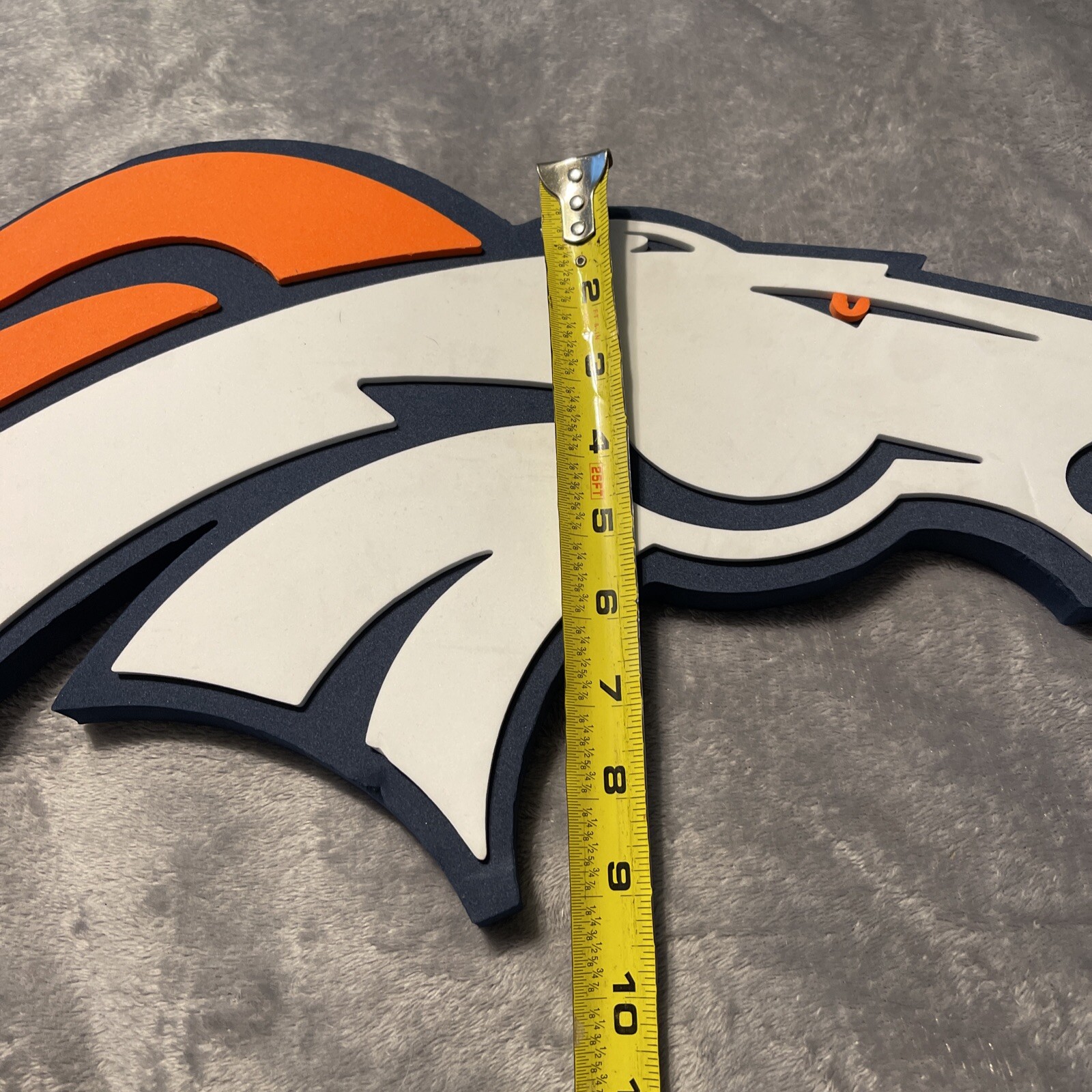 NFL Denver Broncos 3D Fan Foam Logo Holding / Wall Sign 20x9” 847624021420 eBay