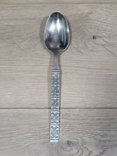Ekco Eterna Montalo Korea Vintage Stainless Steel 8.25" Serving Spoon