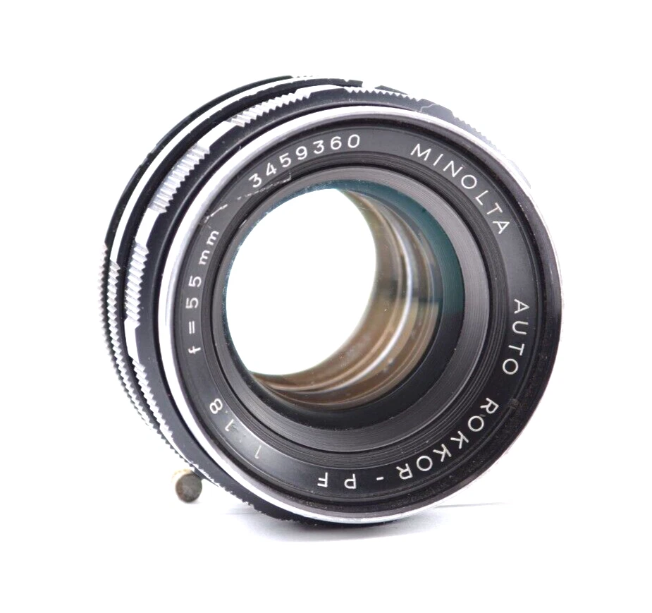【Exc+5】 Lente estándar MINOLTA AUTO ROKKOR PF 55mm F/1.8 MF de JAPÓN #1125 Foto 3 de 4