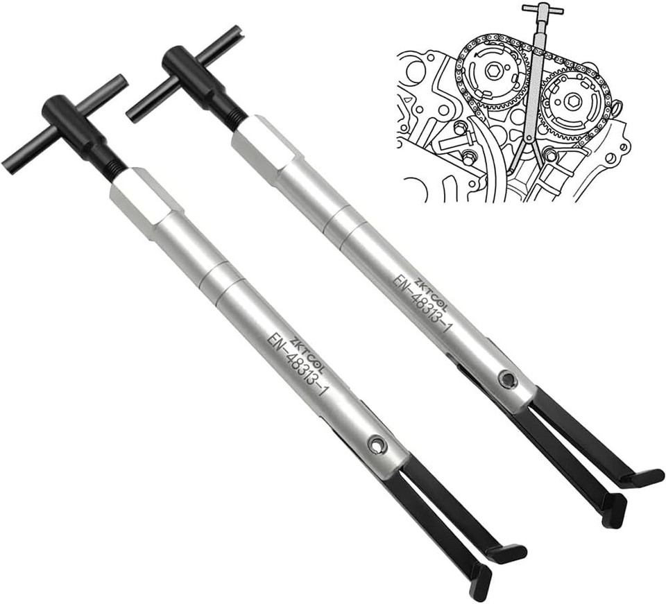 EN-48313 2PC Timing Chain Retainer Tool Set for 3.6L GM Cadillac, Buick ...