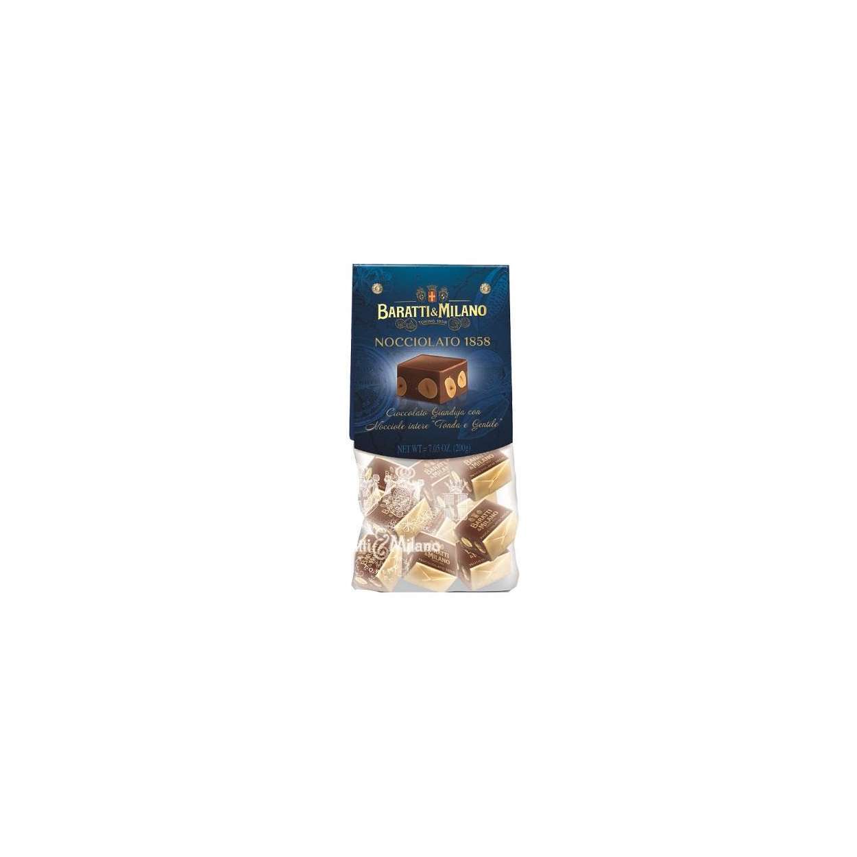 Sacchetto Nocciolato 1858 200gr Baratti e Milano
