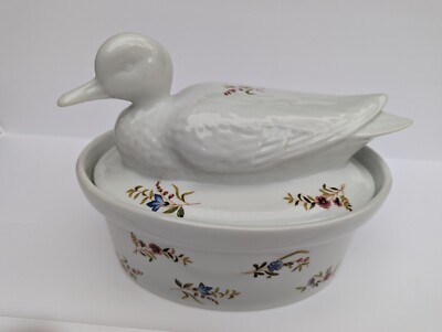 CORDON BLEU w/ Duck Lid 1-1/2 Qt. Covered Casserole Serving Bowl Floral ...