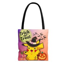 Halloween Trick or Treat Tote Bag for Kids popular character design heavy duty
