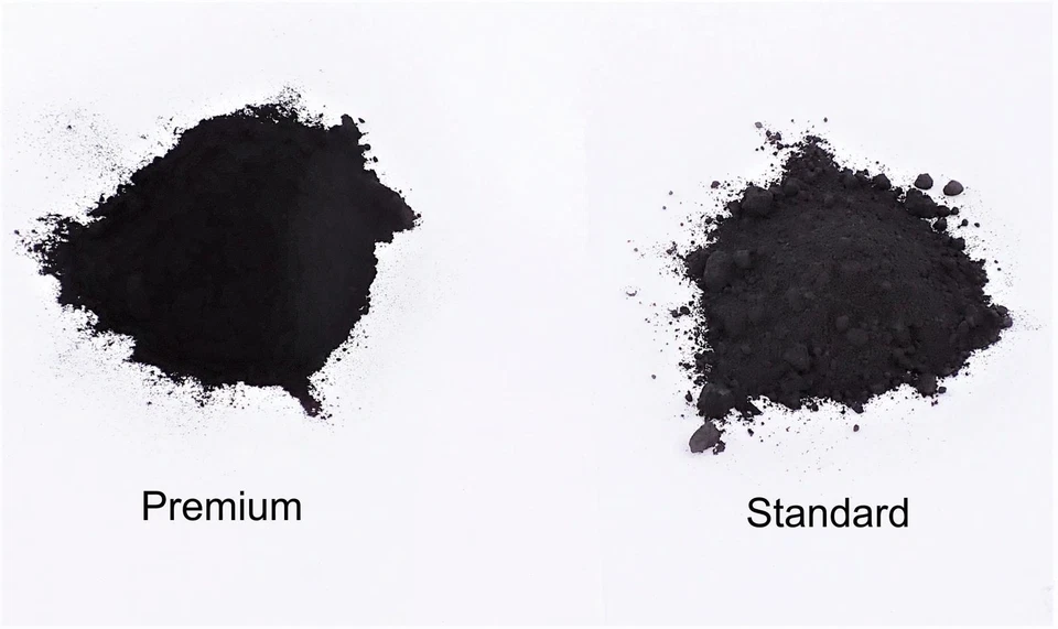 Noir de fumée (carbone, suie, noir de fumée), qualité Premium ou Standard - Photo 1/1