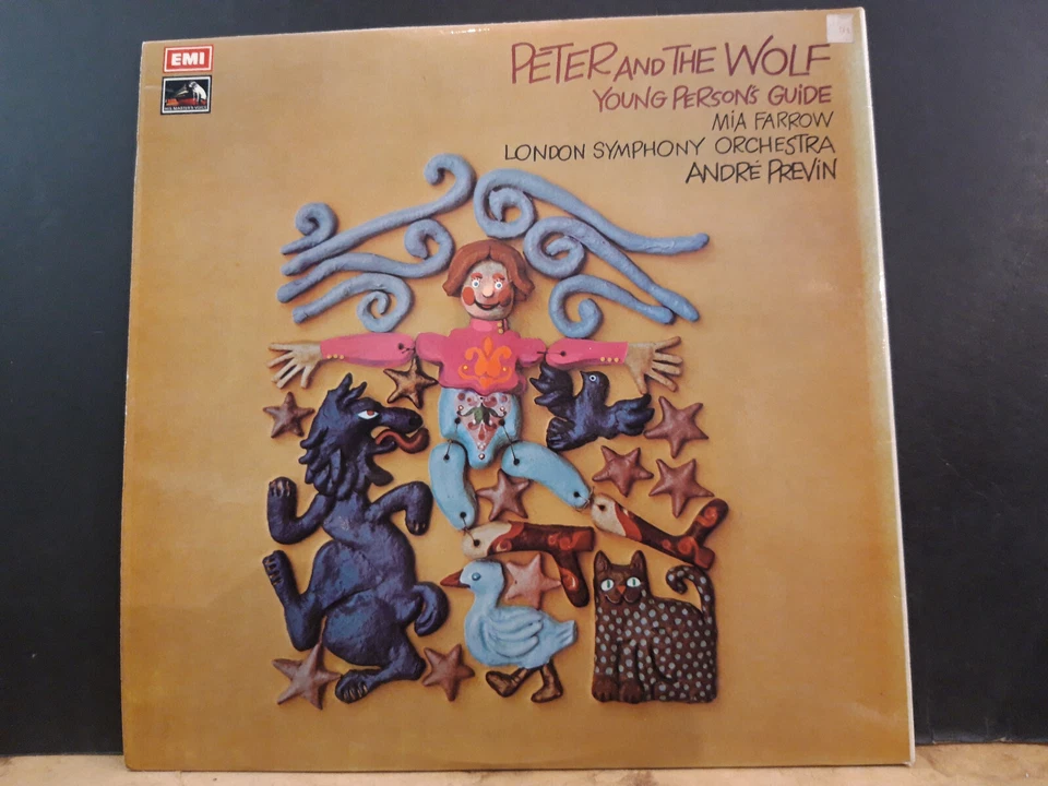 ANDRE PREVIN & LSO WITH MIA FARROW Peter And The Wolf LP 1973 Foto 2 de 4