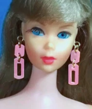 Dreamz VINTAGE REPRODUCTION of PINK PRINT A PLENTY ERs Jewelry for Barbie doll