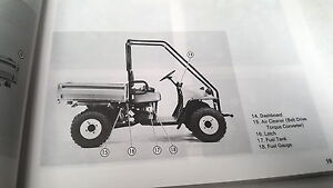 2003 KAWASAKI MULE 550 Utility Vehicle Owners Manual ! | eBay