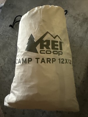 REI Camp Tarp 12x12 Feet Rain Cover Waterproof Camping