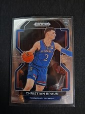 2022-23 Panini Prizm Draft Picks Christian Braun #73 (RC) NCAA & NBA Champion