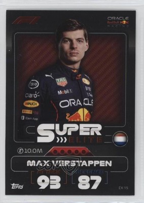 2022 Topps F1 Turbo Attax Super Elite Max Verstappen #EX15 02l5