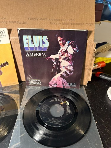 10x Elvis Presley 45 Lot PS pic sleeves records record 45s vinyl Beatles Rock - Picture 4 of 7