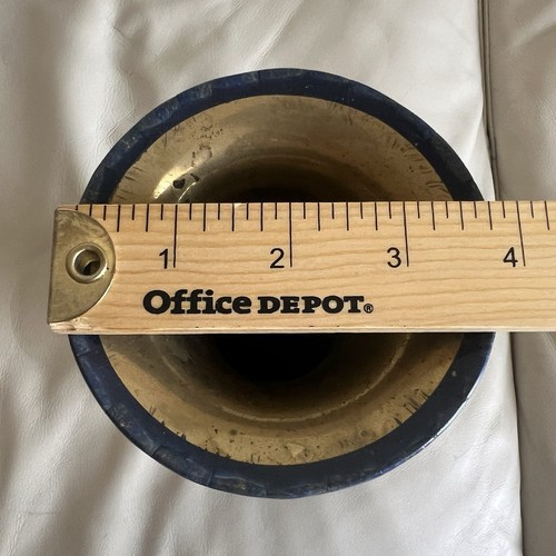 Lapis Lazuli Vase Handcrafted Decorative Display Piece - Picture 7 of 7