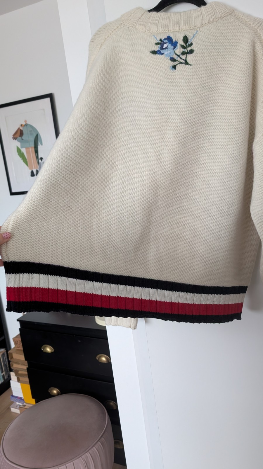 Tommy Hilfiger X Richard Quinn Varsity Knit Jumper image 9