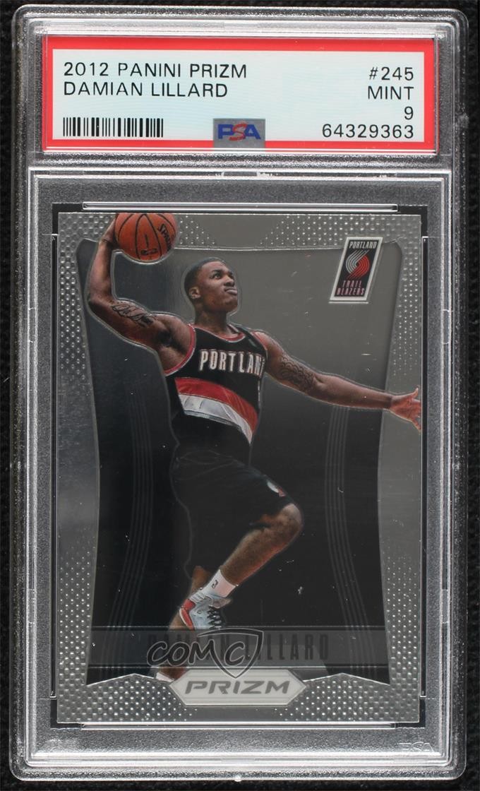 2012-13 Panini Prizm Damian Lillard #245 Rookie RC 0p10