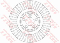 2Er-Pack - Bremsscheibe DF6146S TRW FüR Jaguar